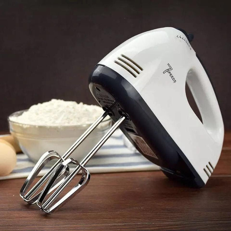 7-Speed Electric Hand Mixer / Egg Beater – Multi-Speed Handheld Mixer for Baking & Kitchen Use