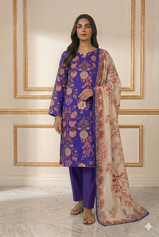Unstitched Premium Suit for Women – Elegant Designer Fabric