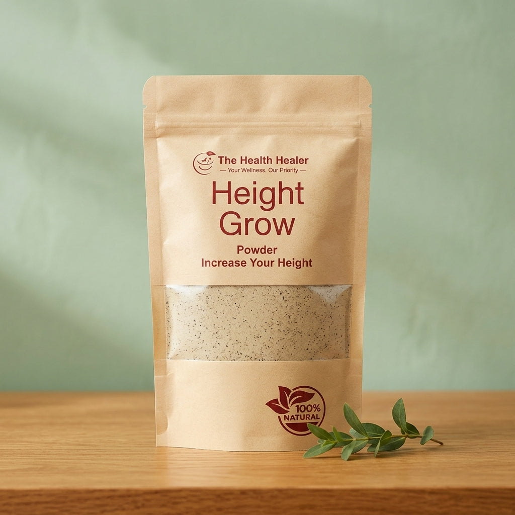 The Health Healer Height Grow Powder – Natural Herbal Powder Supplement - 300g